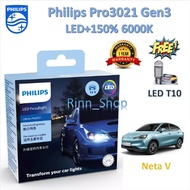 Philips Car Headlight Bulb Pro3021 LED+1 6000K Neta V (2 Bulbs/Box) LED T10