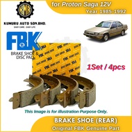 (1@Set) FBK Rear Brake Shoe Proton Saga 12V Iswara LMST Wira 1.3 1.5 Brake Shoe Belakang - FK6712