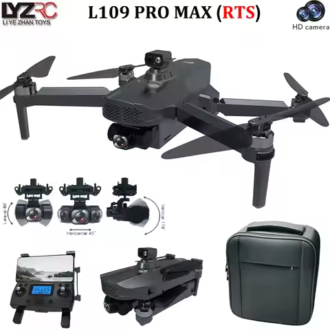 L109 PRO MAX (RTS) Drone GPS 4K WIFI FPV HD Dual Camera 360° Laser Obstacle Avoidance Brushless Moto