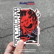 Cyberpunk2077Sticker Game Character Japanese Ghost Mask Helmet Computer Desktop Car Body Sticker