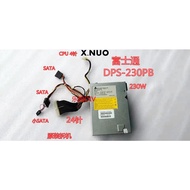 Fujitsu original host power supply DPS-230PB A 24-pin 4-pin 2 SATA