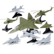 4D Assembled Fighter Model Fourth Generation Military Airplane Model Black Hawk J-10 J-helicopter GS