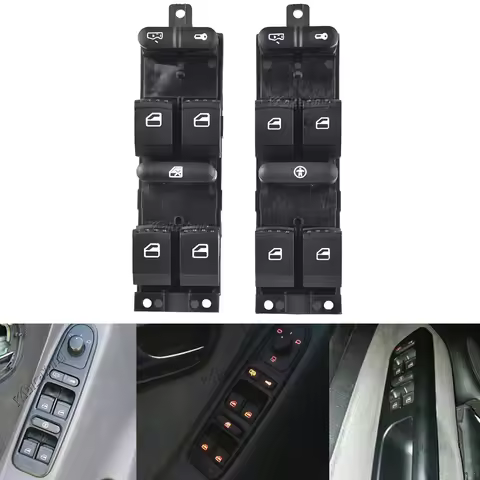 Power Window Master Switch Console Button 1J4959857A 1J4959857D For VW Golf MK4 Jetta 4 Bora Passat 