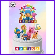 ◭ ∈ Pocoyo Customize Cake Topper