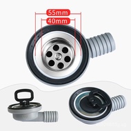 Space-Saving Gray Drain Sink Bathroom Right-Angle Wash Basin RV Space QLZ9