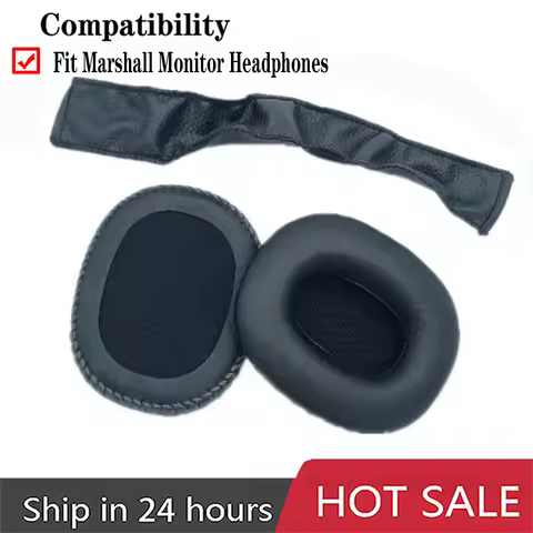 Replacement Ear Pads OR Headband For MARSHALL monitor Headphones Earpads, Headset Ear Cushion Repair