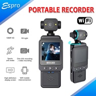 4K HD WiFi Camera Travel Bicycle Driver Recorder Mini Sports Cam for Vlog Sport Bike Travel Camcorde