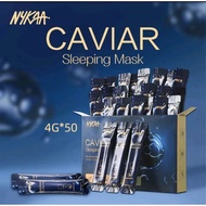 Caviar Sleeping Mask Hydration & Skin Brighten Facial Mask with Caviar Nicotinamide Masker Muka