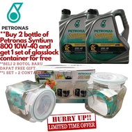 *Price for 1 bottle* Petronas Syntium 800 10W-40 Engine Oil 4L Semi Synthetic *Only Buy 2 bottle can get Free Gift*