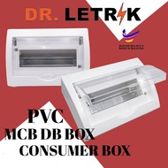 8.5WAY / 10.5WAY / 12.5WAY / 14.5WAY / 17.5WAY PVC MCB DB BOX / CONSUMER BOX