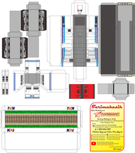 Pola Kertas Papercraft Lokomotif CC 204