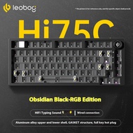 NEW LEOBOG Hi75C Full Aluminium Mechanical Keyboard Kit 3Mode Wired RGB Kit Customed with Knob Hot S