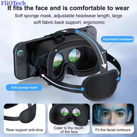NS2 VR Headset for Nintendo Switch 2 Model 3D VR (Virtual Reality) Glasses for Nintendo Switch 2 VR 