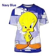 <[CDATA[Tweety Bird Cartoon T-Shirt - Summer Casual Wear, Sizes XS to 5XL]]>