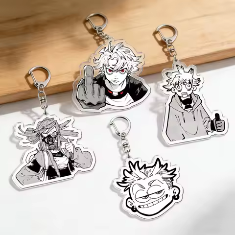Gachiakuta Keychain Accessories Bag Anime Keyrings Jewelry Manga Fans Gifts
