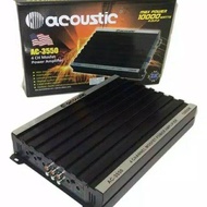 Power amplifier Acoustic aAC-3550 4 channel mosfet 10000 watt