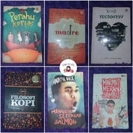 Buku / Novel Bekas Karya Dee Lestari, Raditya Dika