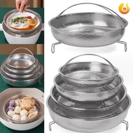 Stainless Steel Steamer Mesh Basket Set for Instant/Multi-functional Vegetable Steamer Insert Pasta Strainer Kitchen Pot Accessories