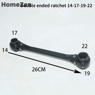 HomeZen 1 cái cờ lê bánh cóc 8 trong 1 cờ lê bánh cóc nhanh hai chiều đa năng cờ lê hai đầu chống gỉ