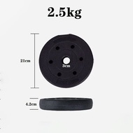 2.5kg Fitness equipment Dumbbell Plates Rubber Coated Eco Friendly Dumbbell Weight Pie dumbbells weightlifting dumbbell