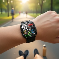 H02 Smartwatch 3ATM Waterproof, 22mm Strap, Extended Battery Life