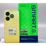 infinix smart 8 pro Ram 16+128 GB (pengganti smart 7 ) kamera 50 mp mediatek helio G36 (imei terdaftar) garansi resmi 1 tahun ✓