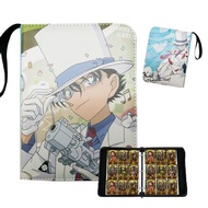 [99%Positive Rate]Detective Conan Card Album Collection Book, Four-Grid Card Zipper Loose-Leaf Luxur