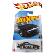 Hot Wheels Mazda RX7 Police Hitam First Response