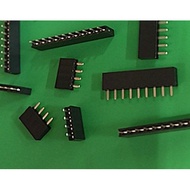 2.54 Row Female Single Row Female Socket Plastic Height 5.7MM 1 * 2P/3/4/5/6/7/8/10/20/40P 5.7H