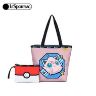 LeSportsac x Pokemon 寵物小精靈 波波球 卡比獸 便攜 拉鍊 大容量 雙面不同圖案 便攜 多用途 單肩袋 手提袋 購物袋 Totebag 連收納袋 兩件套（需訂購）