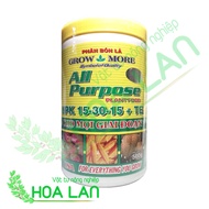 Phân bón lá Grow More [All Purpose PlantFood] - NPK 15-30-15+TE - Cho mọi giai đoạn - #389A# - 500g