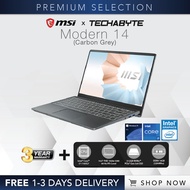 MSI Modern 14 B11MO | i7-1195G7 | 14" FHD | Intel UHD | 16GB DDR4 | 512GB SSD | Win10 Pro Laptop - Carbon Gray