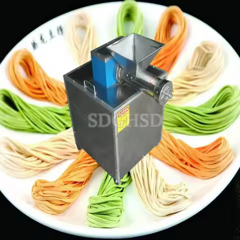 Small Scale Automatic Electric Pasta Maker Pasta Making Machine Pasta Macaroni Snack Pellet Extruder