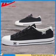 🔥ReadyStock🔥[SIZE 30-45] ORIGINAL ALL AMERICA Kasut Sekolah Hitam ALL AMERICA School Shoes Canvas Sh