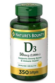 Nature’s Bounty Vitamin D3 350粒裝