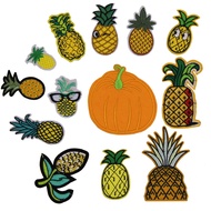 Pineapple Pineapple Pumpkin Series Embroidered Cloth Stickers Clothes Badges Armbands Pants Patches 