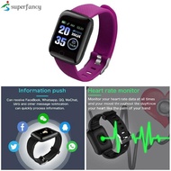 Smart Fitness Sports Watch Lightweight No Burden Wear Big Screen Watch for Everyday Health Monitor