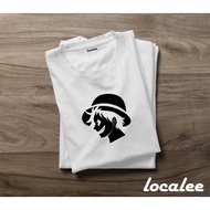 MANGA COLLECTION TSHIRT- LUFFY TSHIRT- KAOS SABLON ONE PIECE LUFFY- LUFFY CRAYON WHITE TSHIRT