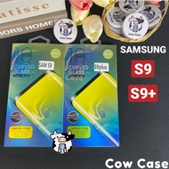 Samsung S9 plus, S9+, S9 Tempered Glass full Screen | Screen Protector For ss galaxy Cowcase