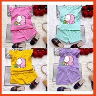 (Specializing in wholesale and retail of children's clothing) Baby girl's outfit with ruffled sleeve