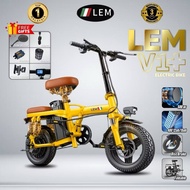 [BESTSELLER] ★LEM★ FOLDABLE ELECTRIC BICYCLE LEM V1+ RECHARGEABLE EBIKE BASIKAL ELEKTRIK