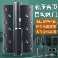 Invisible Door Closer Household Wooden Door Hydraulic Swing Hinge Damping Flag Hinge Spring Door Clo