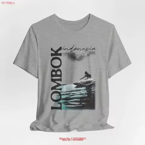 Lombok Indonesia Surf T Shirt Beach Travel Unique for her vintage Washed Versatile Stylish designer 