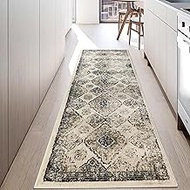 Superior Indoor Runner Rug, Jute Backing, Modern Plush Rugs for Entryway, Kitchen Floors, Hallway, O