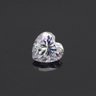 [100% Real Moissanite] 0.5carat to 4ct factory whole  price moissanite diamond Heart shape
