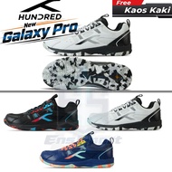[NEW] Hundred Galaxy Pro Badminton Shoes Original - HUndred Battle Badminton Shoes Free SocksOrigina