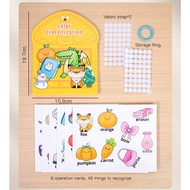 Oldlaiben Montessori Pre School Learning Busy Book Busy Bag Toy Toddler Kids Toddler Children Toys 安