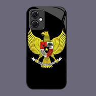 HK-59 Indonesia logo Glass Casing for Xiaomi Redmi Note poco A5 C71 13 X5 12 Pro 5G
