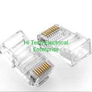 UTP CAT6 RJ45 8P8C MODULAR CRYSTAL HEAD NETWORK CONNECTOR RJ-45