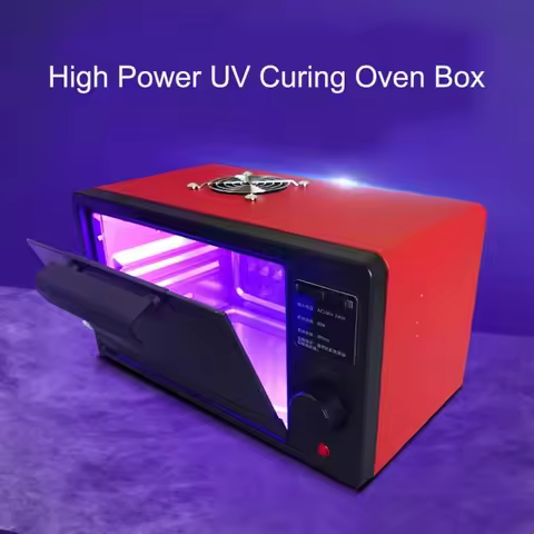 High Power UV Curing Box High Intensity 365nm 395nm UV Oven For OCA Resin Fast Flexible Screen Repai
